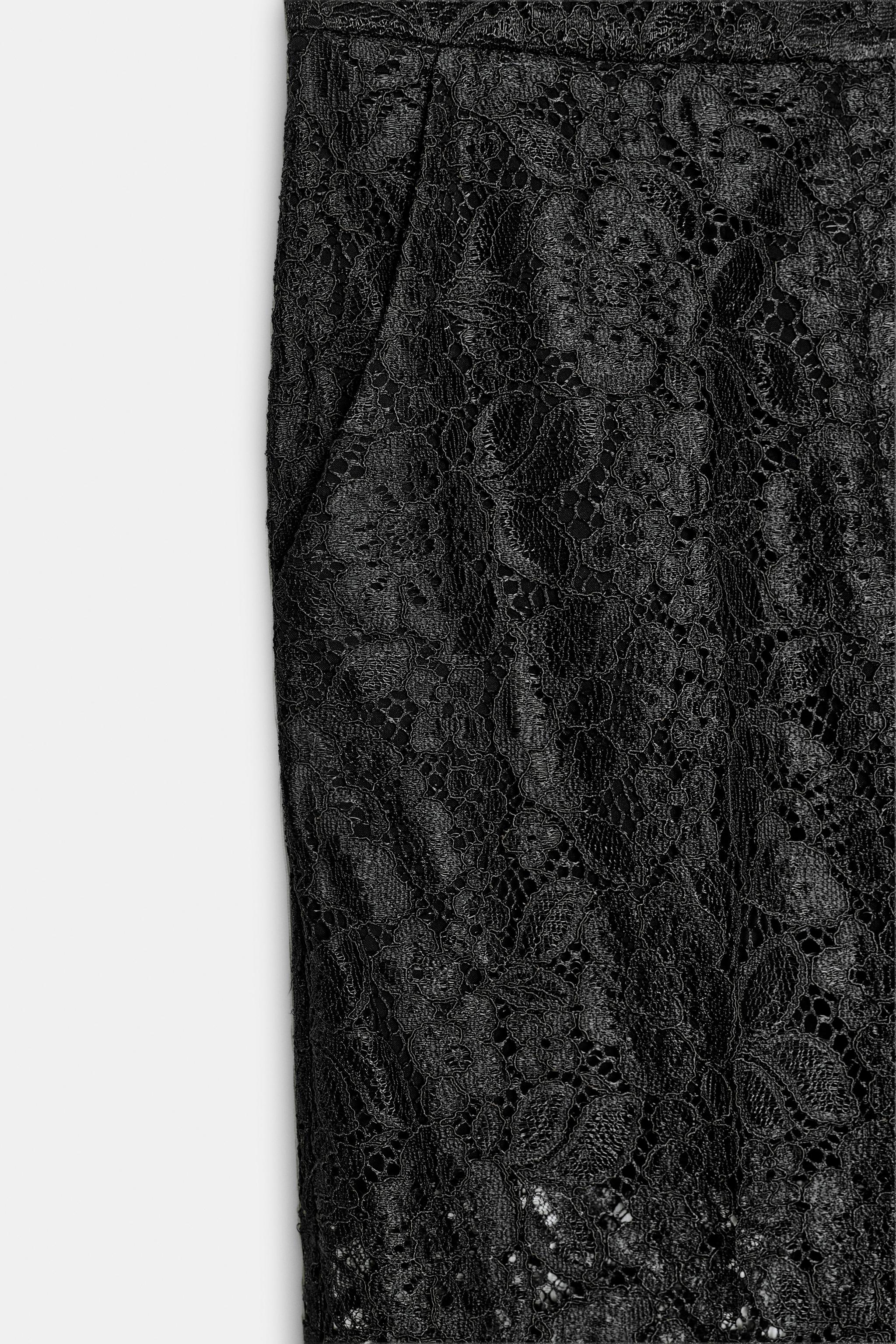 LACE STRAIGHT LEG PANTS